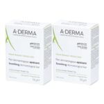 A DERMA LES INDISPENSABLES PAIN DERMATOLOGIQUE APAISANT 2 BOITES DE 100G