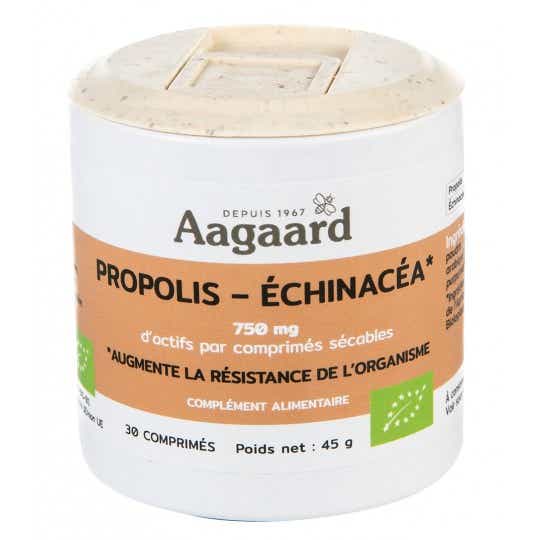AAGAARD PROPOLIS ECHINACEA 750MG 30 COMPRIMES