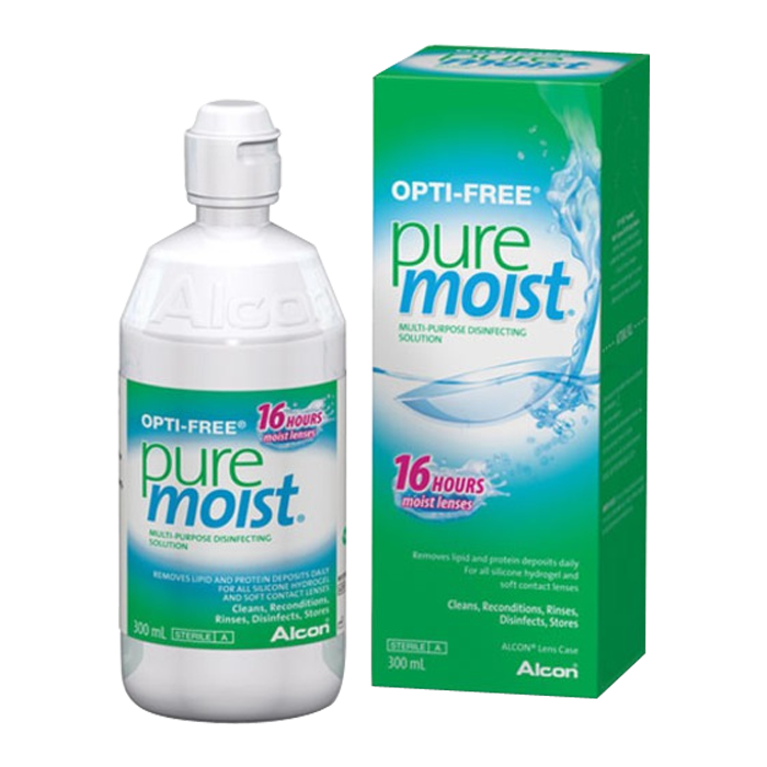 ALCON OPTI FREE PURE MOIST SOLUTION MULTI FONCTIONS DE DECONTAMINATION 300 ML