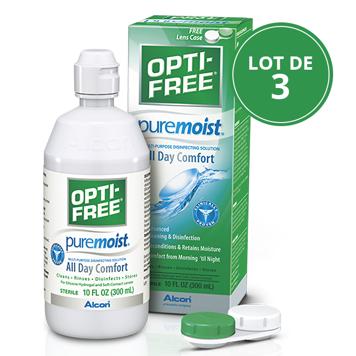 ALCON OPTIFREE SOLUTION MULTI FONCTIONS DE DECONTAMINATION 3 X 300 ML
