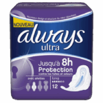 ALWAYS ULTRA SERVIETTES LONG PLUS 12 UNITES