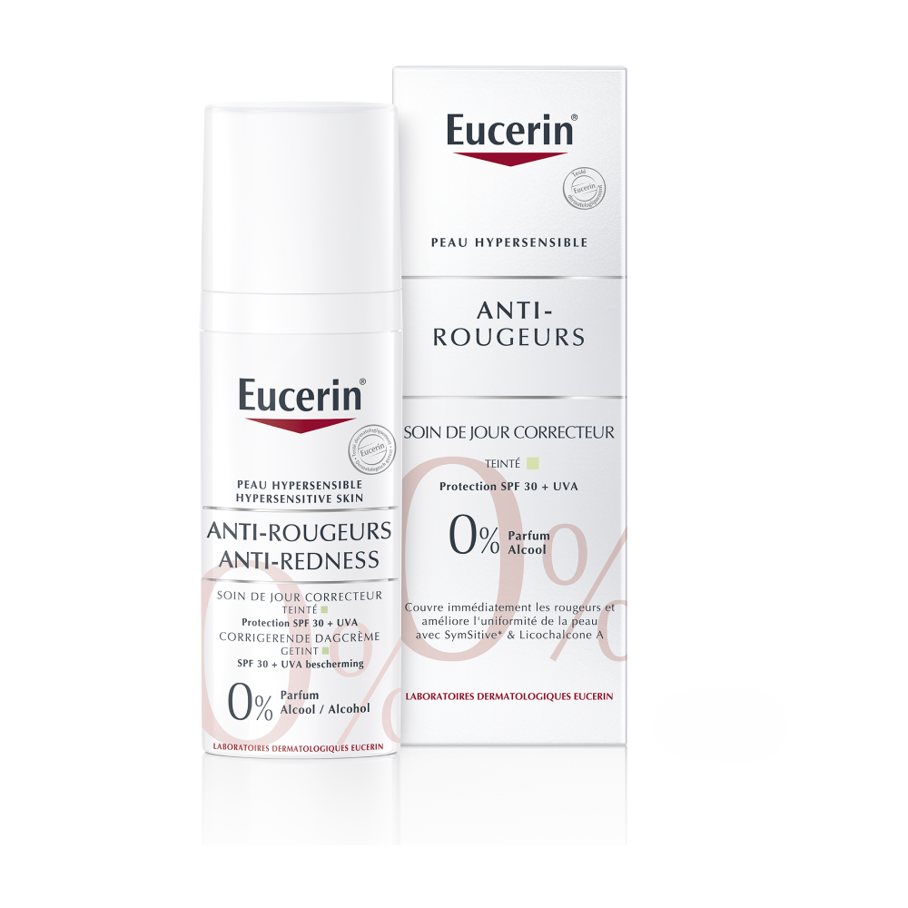 ANTI ROUGEURS SOIN DE JOUR TEINTE SPF30 VISAGE PEAUX HYPERSENSIBLES 50ML