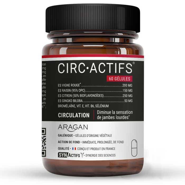 ARAGAN CIRC ACTIFS CIRCULATION ET JAMBES LOURDES 60 GELULES