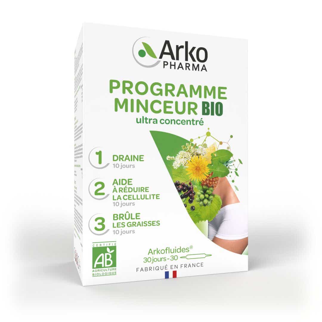 ARKOPHARMA ARKOFLUIDES PROGRAMME MINCEUR 30 AMPOULES DE 10ML