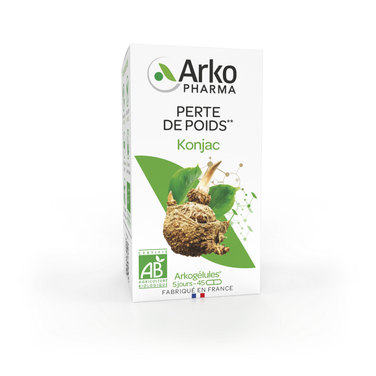 ARKOPHARMA ARKOGELULES KONJAC 45 GELULES