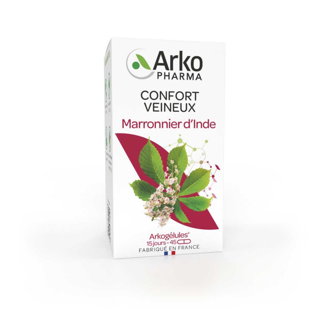 ARKOPHARMA ARKOGELULES MARRONIER D INDE BIO 45 GELULES