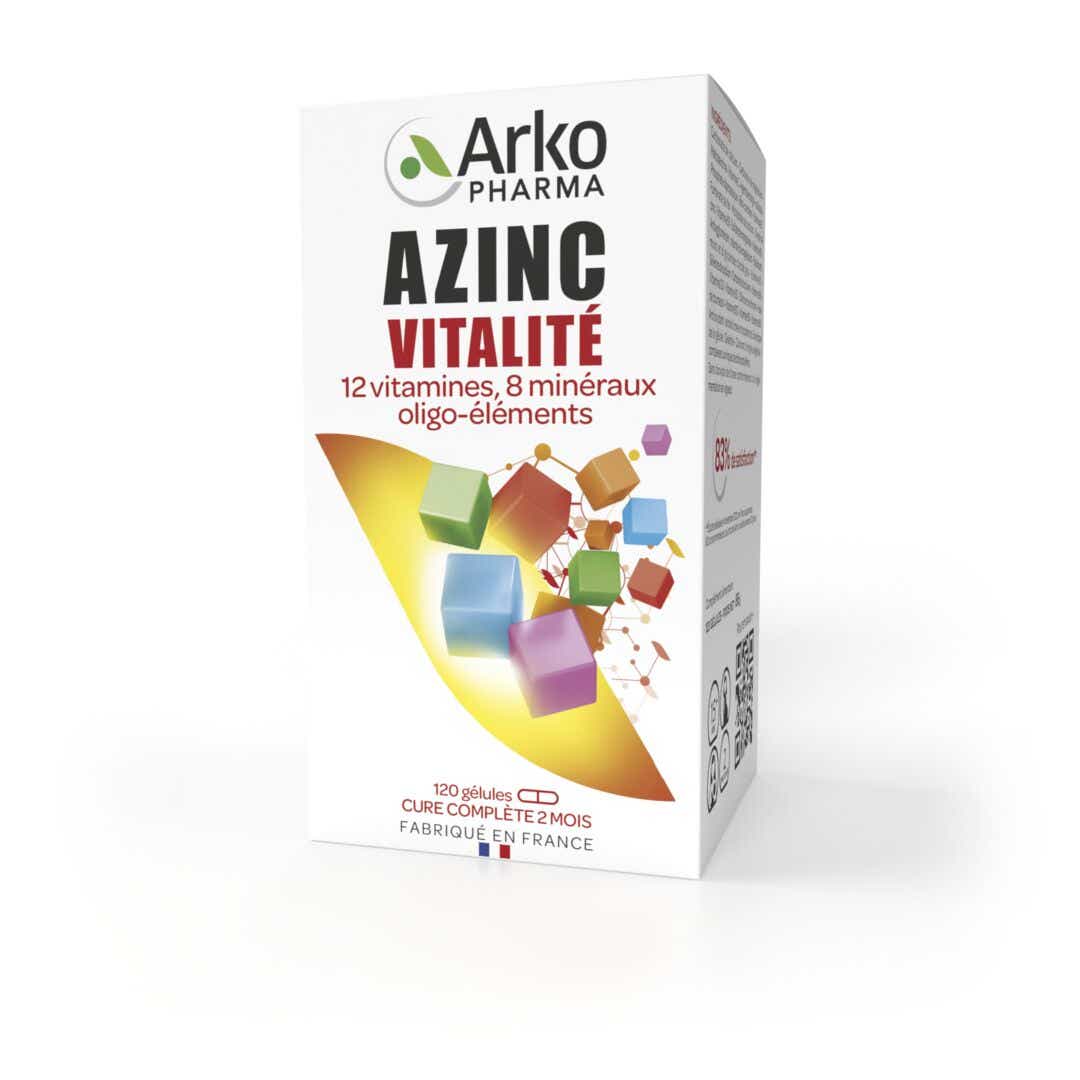 ARKOPHARMA AZINC VITALITE ADULTES 120 GELULES
