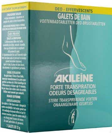 ASEPTA AKILEINE GALETS DE BAIN DEO EFFERVESCENTS 7 GALETS