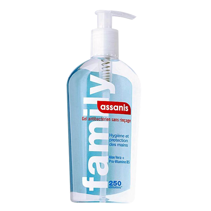 ASSANIS FAMILY GEL ANTIBACTERIEN 250ML