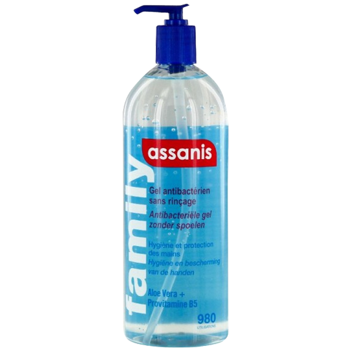 ASSANIS FAMILY GEL ANTIBACTERIEN SANS RINCAGE 980ML