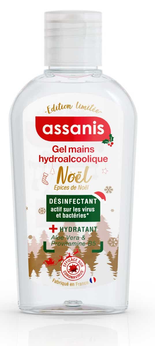 ASSANIS GEL ANTIBACTERIEN MAINS EDITION NOEL 80ML