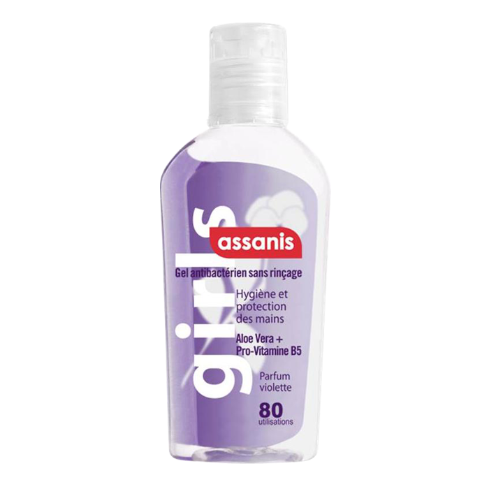 ASSANIS GEL ANTIBACTERIEN SANS RINCAGE PARFUM VIOLETTE 80ML