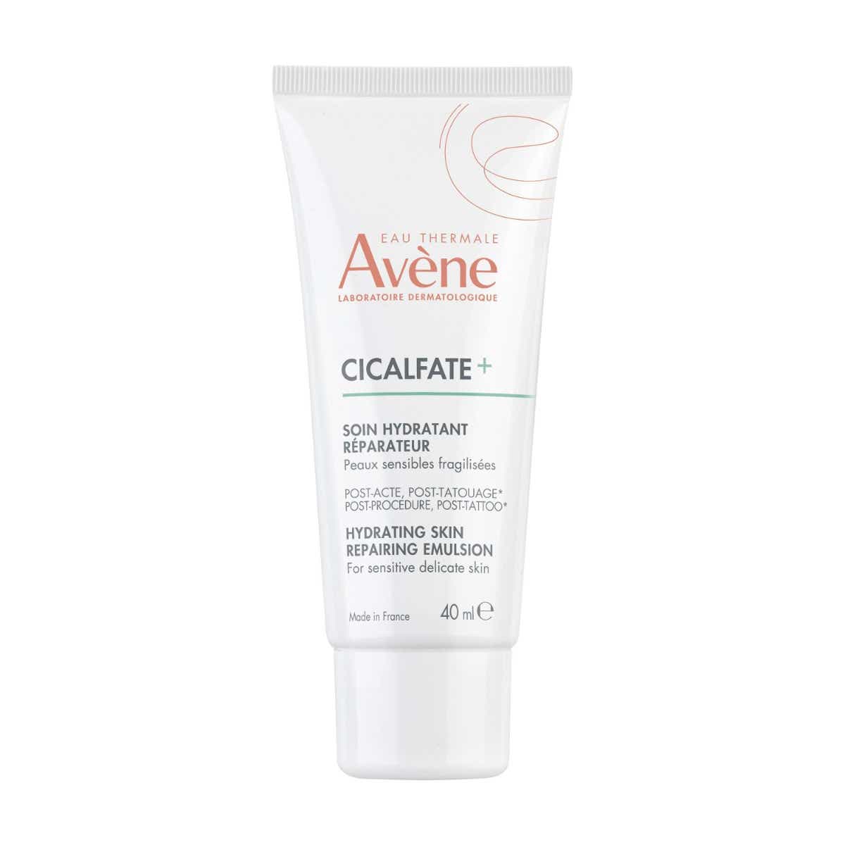 AVENE CICALFATE SOIN HYDRATANT REPARATEUR POST ACTE VISAGE PEAUX SENSIBLES ET IRRITEES 40ML
