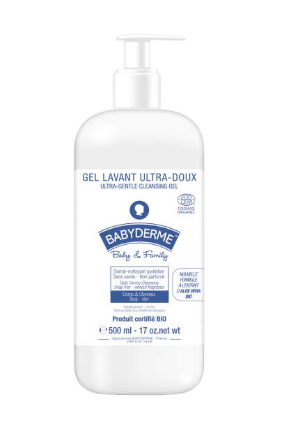 BABYDERME BABY FAMILY GEL LAVANT ULTRA DOUX BIO 500ML