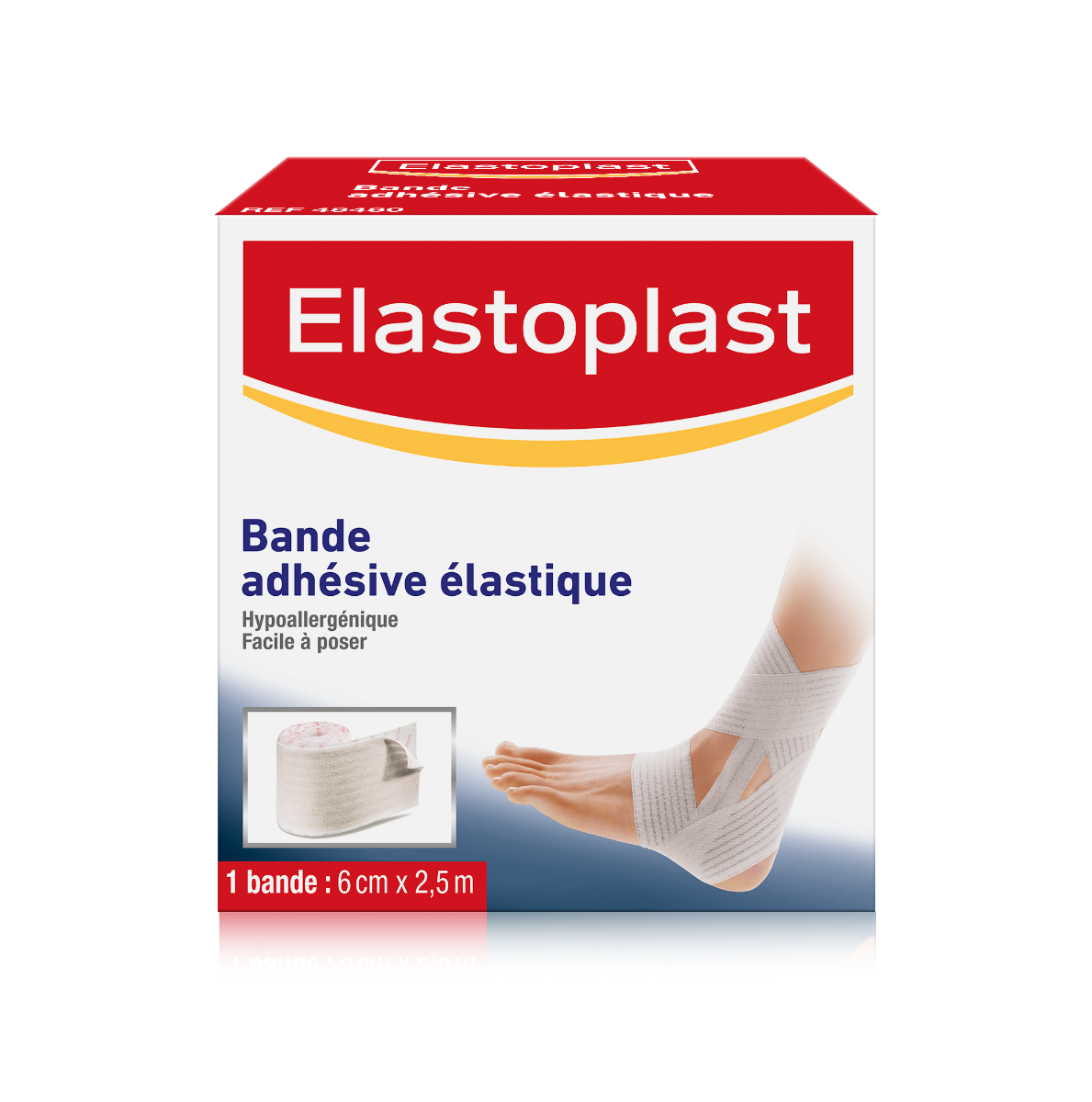 BANDE ADHESIVE ELASTIQUE 1 BANDE DE 6CMX2 5M