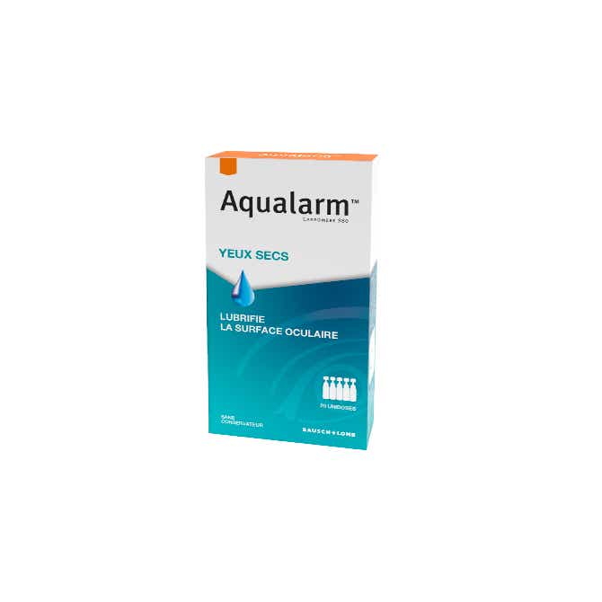 BAUSCH LOMB AQUALARM SOLUTION LUBRIFIANTE UNIDOSE 20