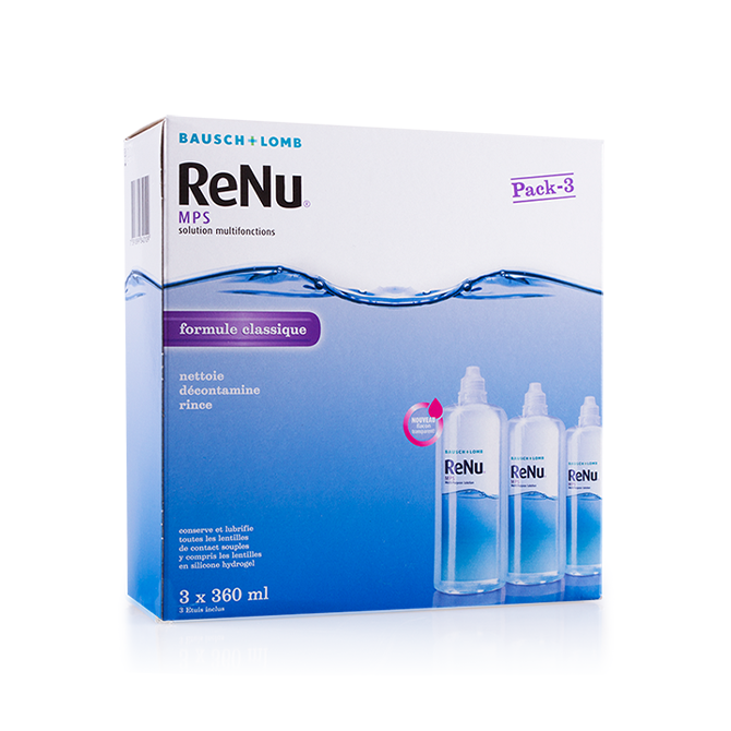 BAUSCH LOMB RENU MPS PACK ECO 3X360 1080ML