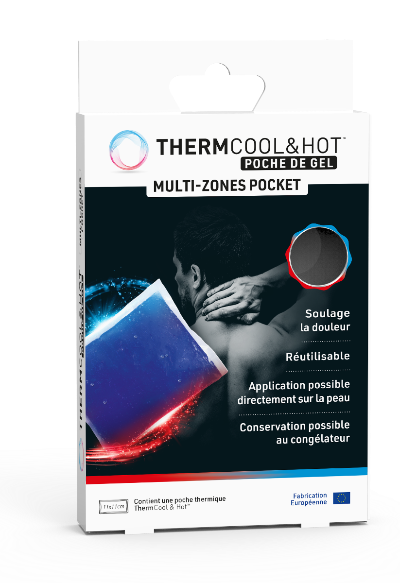 BAUSCH LOMB THERMCOOL HOT POCHE DE GEL MULTI ZONES FORMAT POCKET 1 UNITE