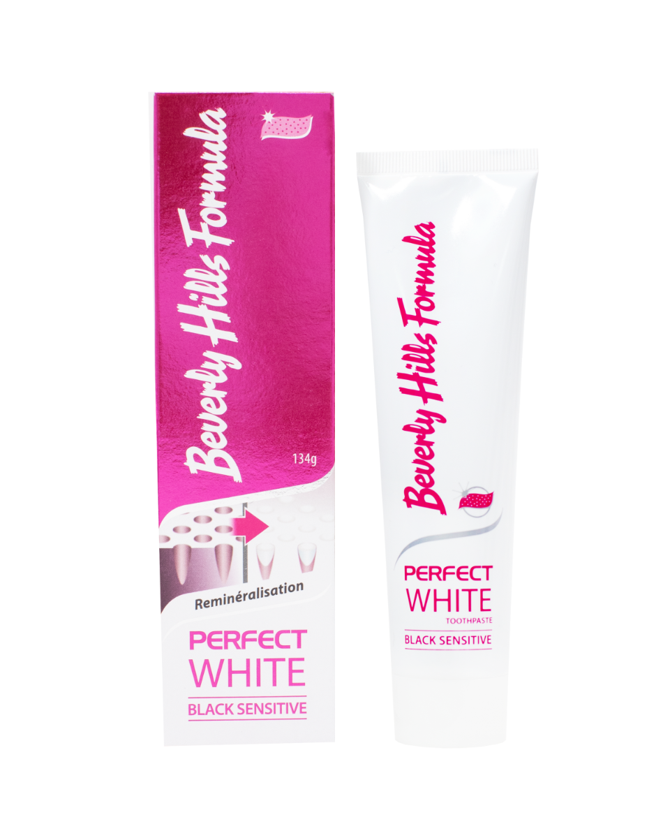 BERVERLY HILLS FORMULA PERFECT WHITE BLACK SENSITIVE 100ML