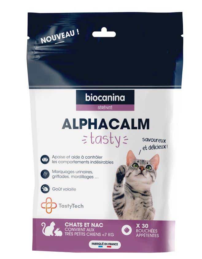 BIOCANINA ALPHACALM TASTY CHATS SERENITE 30 BOUCHEES