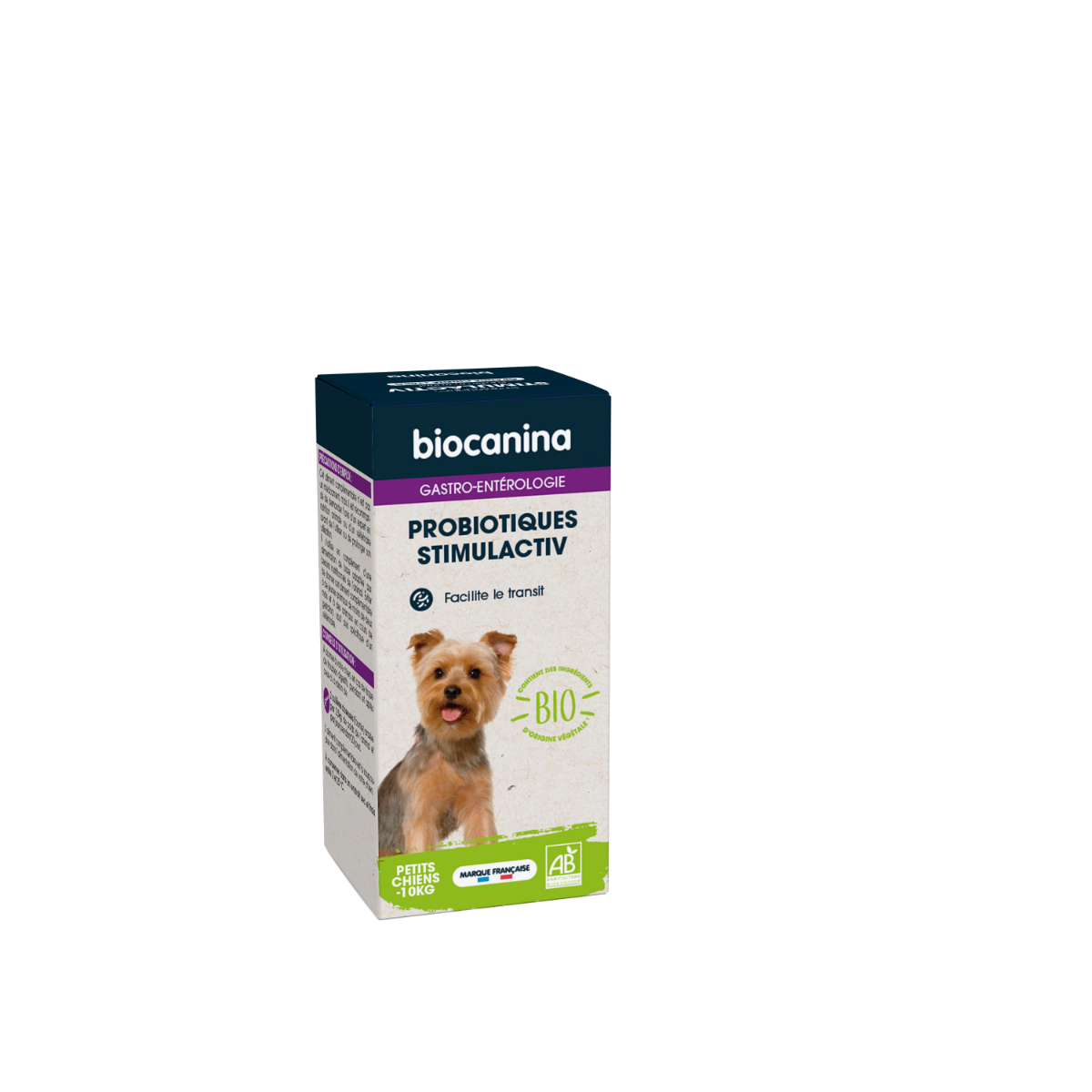 BIOCANINA GASTRO ENTERELOGIE STIMULACTIV PROBIOTIQUES PETIT CHIEN BIO 57G
