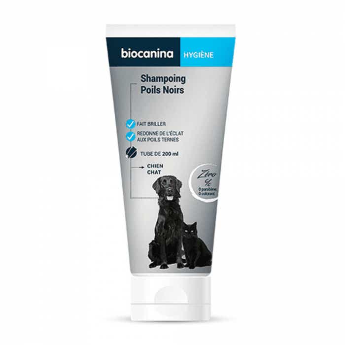 BIOCANINA SHAMPOING CHAT ET CHIEN POILS NOIRS 200ML