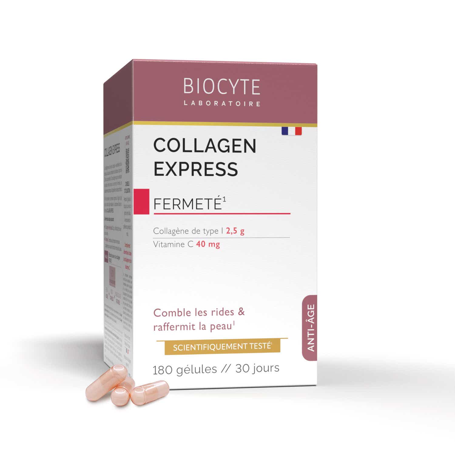 BIOCYTE COLLAGEN EXPRESS GELULES 180 GELULES DE 2 5G
