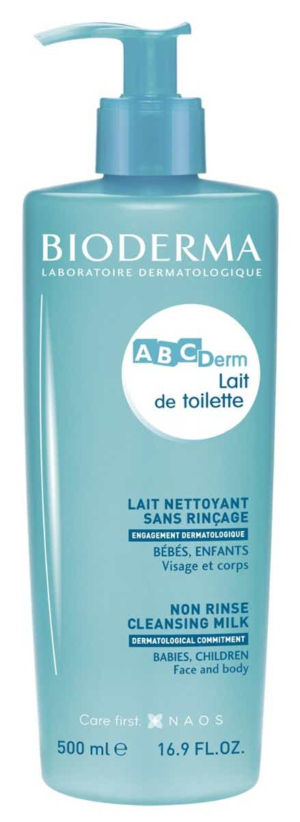 BIODERMA ABCDERM LAIT DE TOILETTE LAI NETTOYANT SANS RINCAGE 500ML