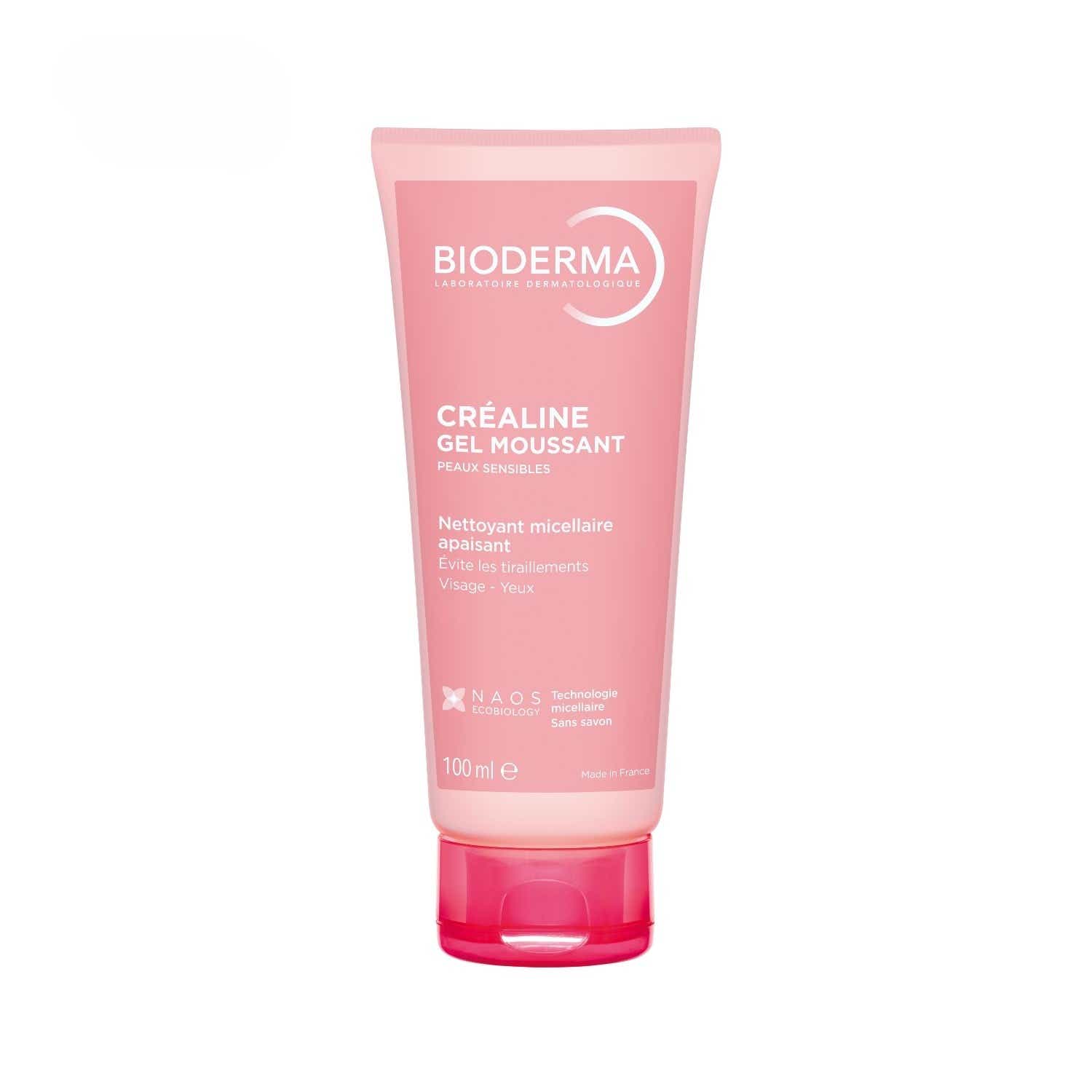 BIODERMA CREALINE GEL MOUSSANT NETTOYANT ET APAISANT MICELLAIRE 100ML