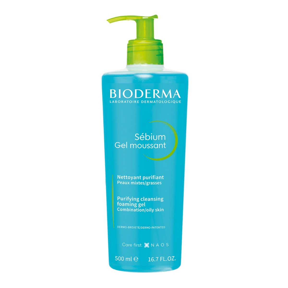 BIODERMA SEBIUM GEL MOUSSANT NETTOYANT ET PURIFIANT 500ML