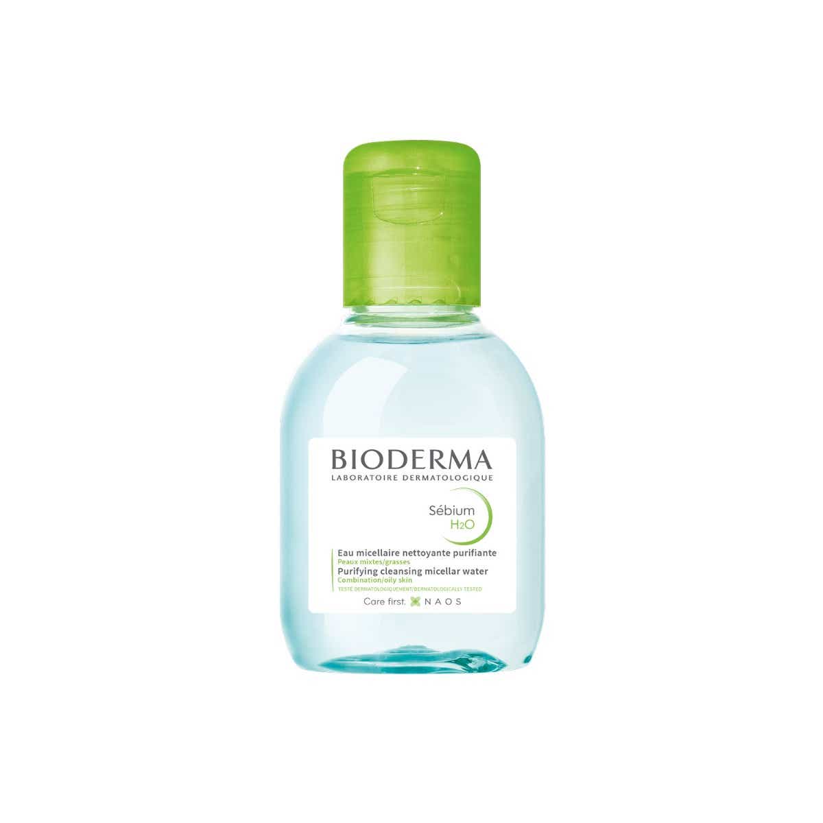 BIODERMA SEBIUM H20 SOLUTION MICELLAIRE NETTOYANTE PURIFIANTE 100ML