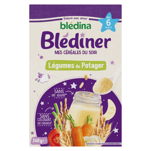 BLEDINA BLEDINER LEGUMES DU POTAGER 240G