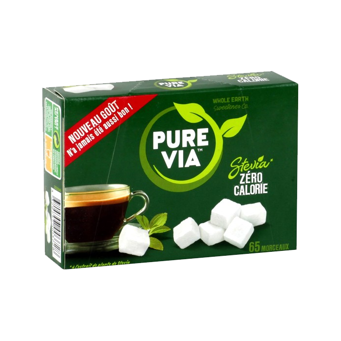 CANDEREL PURE VIA STEVIA 65 MORCEAUX