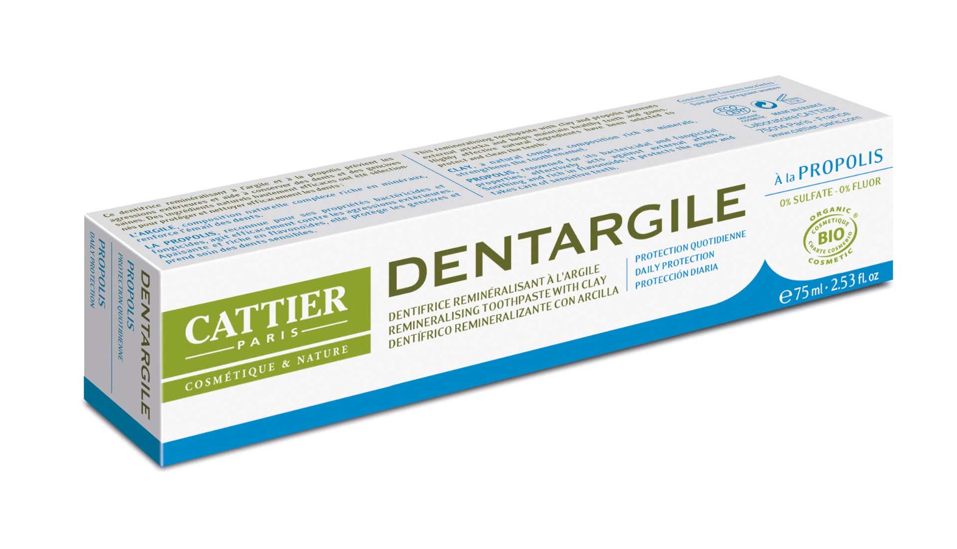 CATTIER DENTARGILE A LA PROPOLIS 75ML