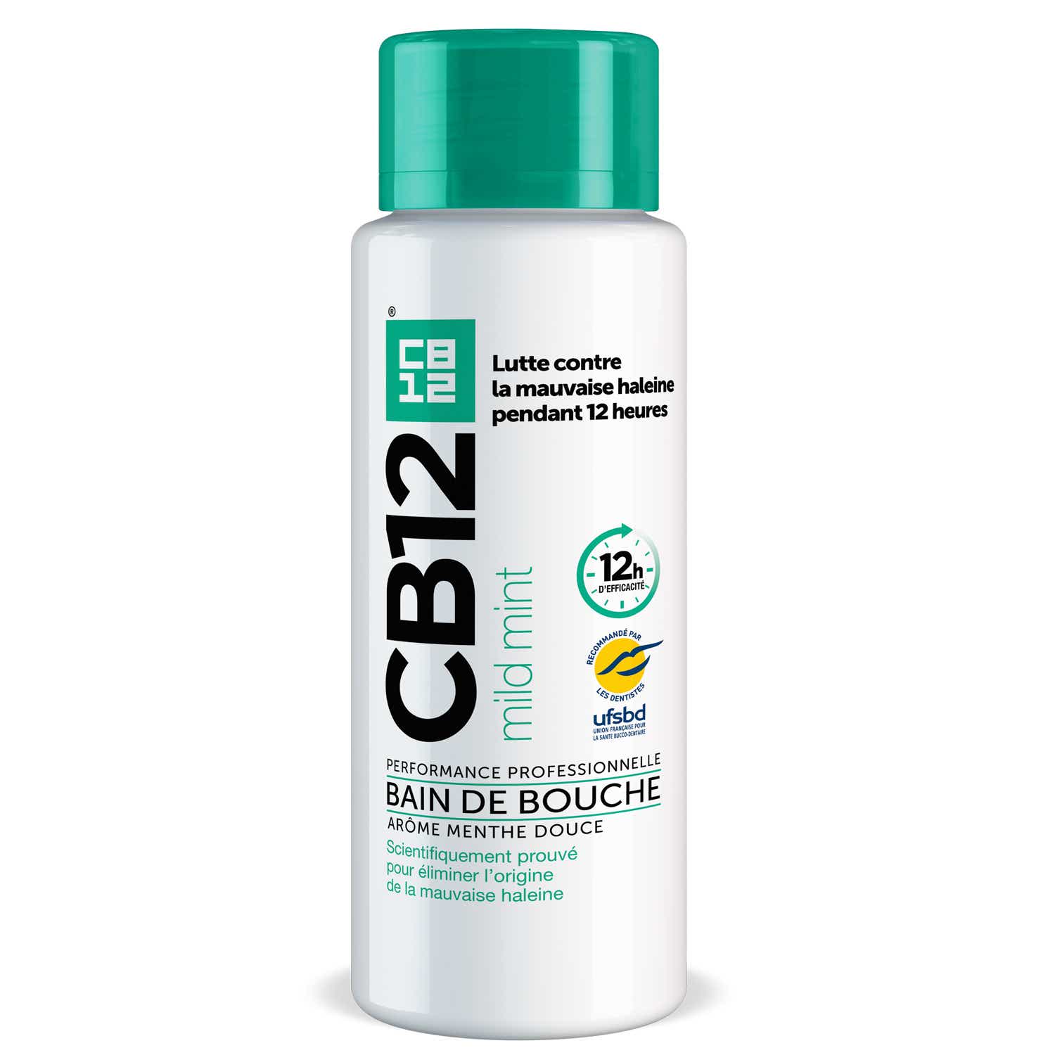 CB12 MILD BAIN DE BOUCHE MENTHE LEGERE 250ML