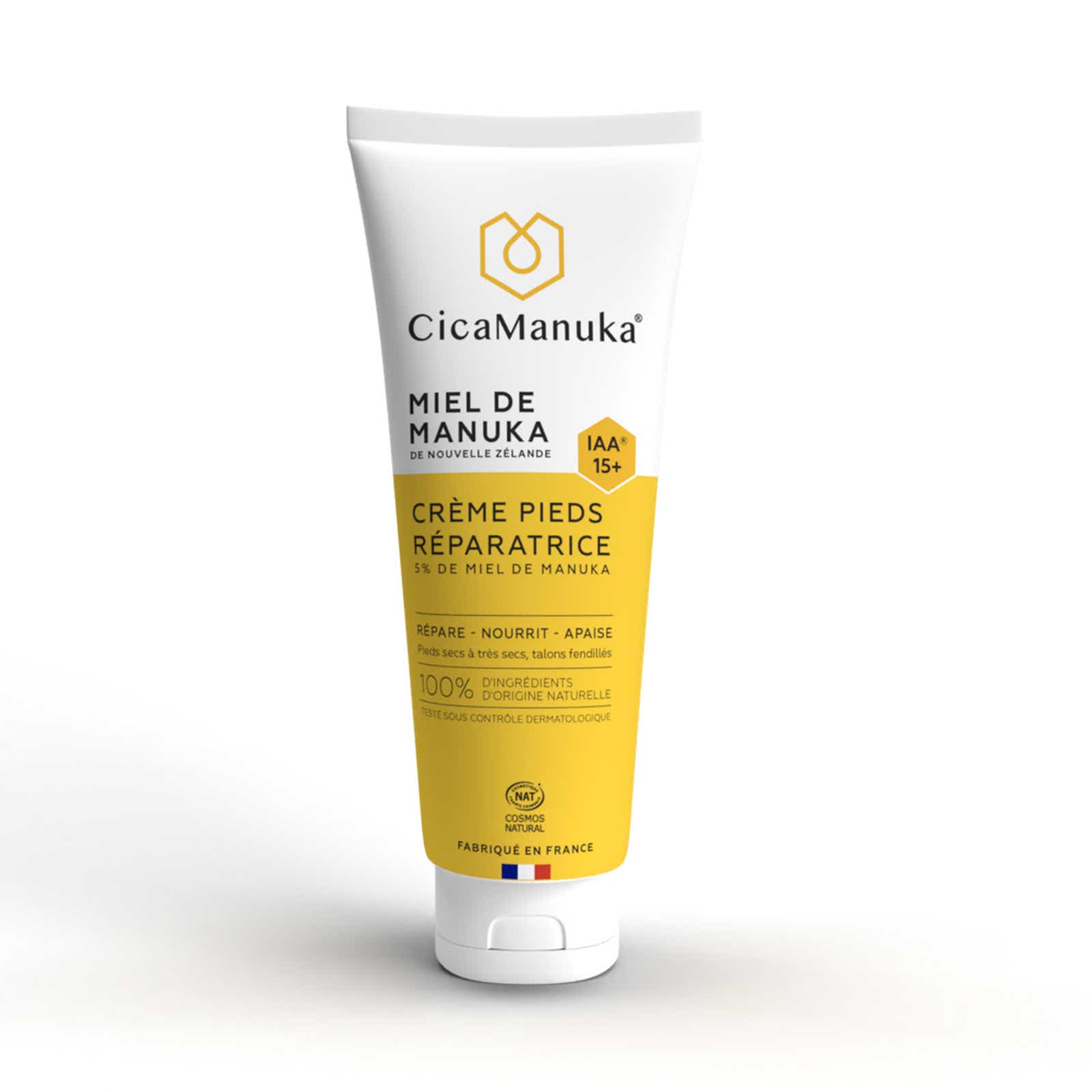 CICAMANUKA CREME PIEDS REPARATRICE AU MIEL DE MANUKA IAA15 PIEDS SECS A TRES SECS 75ML
