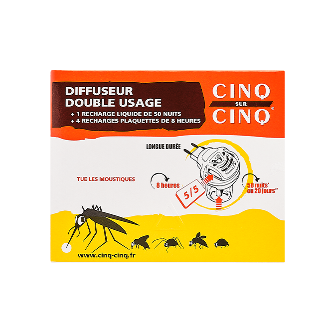 CINQ SUR CINQ DIFFUSEUR DOUBLE USAGE
