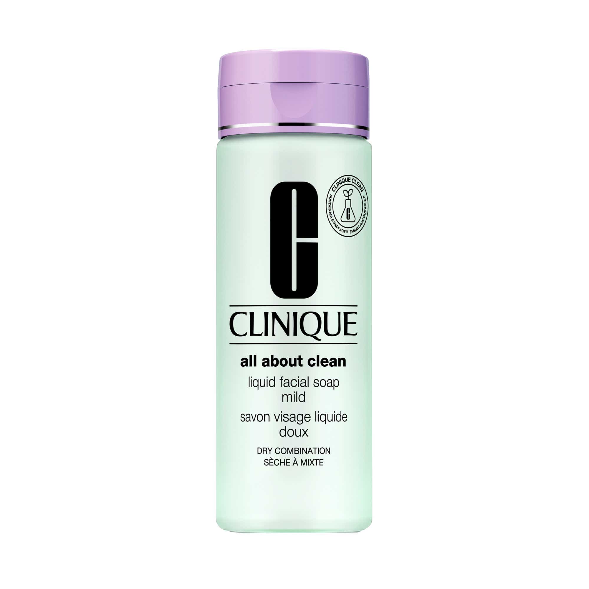 CLINIQUE BASIC 3 TEMPS SAVON VISAGE LIQUIDE DOUX PEAU SECHE A MIXTE 200ML