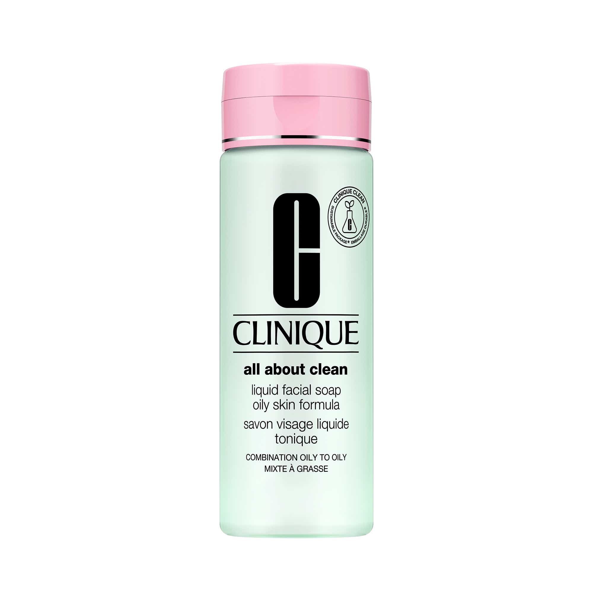 CLINIQUE BASIC 3 TEMPS SAVON VISAGE LIQUIDE TONIQUE PEAU MIXTE A GRASSE 200ML
