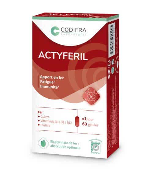 CODIFRA ACTYFERIL 60 GELULES