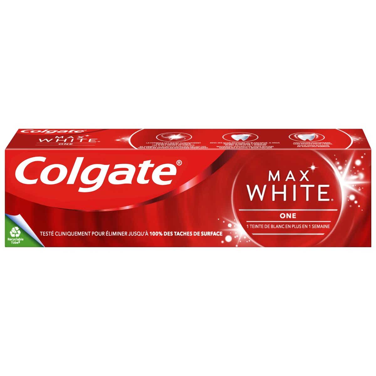 COLGATE DENTIFRICE MAX WHITE ONE 75ML