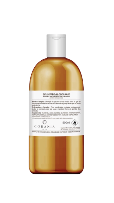 CORANIA GEL HYDRO ALCOOLIQUE 500 ML