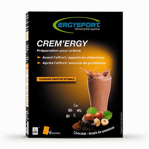 CREM ERGY PREPARATION POUR CREME CHOCO NOISETTE 6 SACHETS