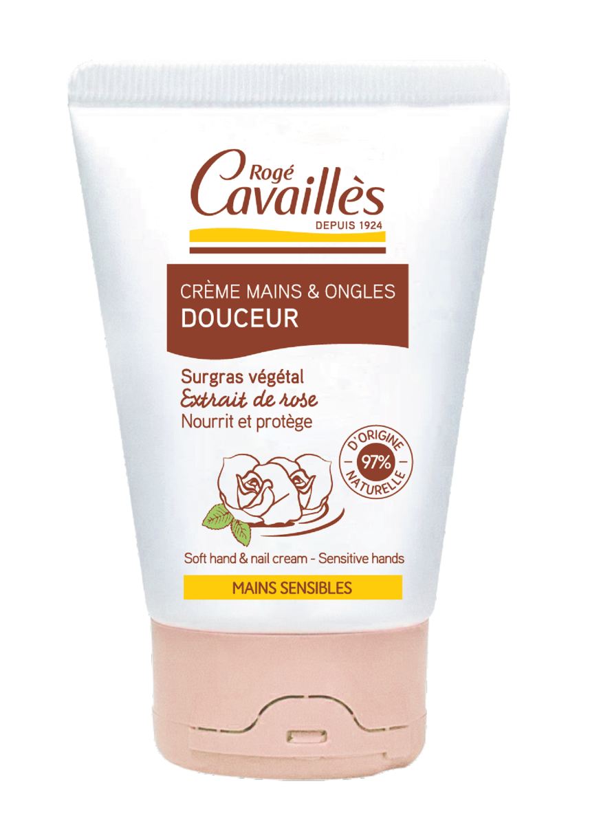 CREME MAINS ONGLES DOUCEUR SURGRAS VEGETAL EXTRAIT DE ROSE 50ML