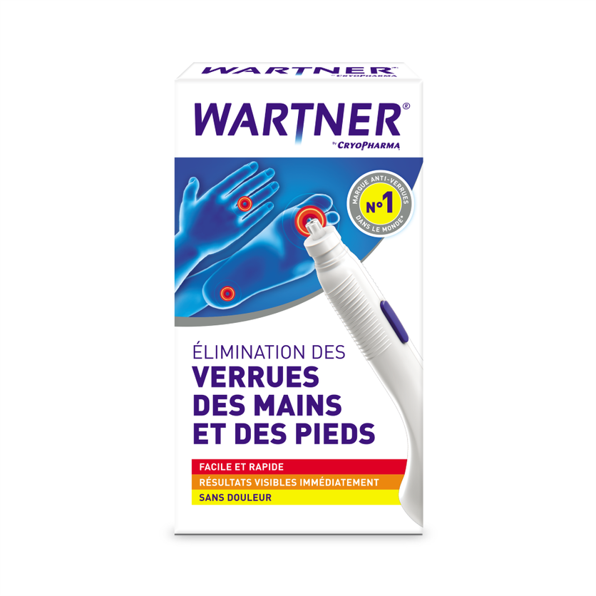 CRYOPHRAMA WARTNER VERRUES DES MAINS ET DES PIEDS
