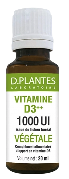 D PLANTES VITAMINE D VEGETALE 1000UI 20ML