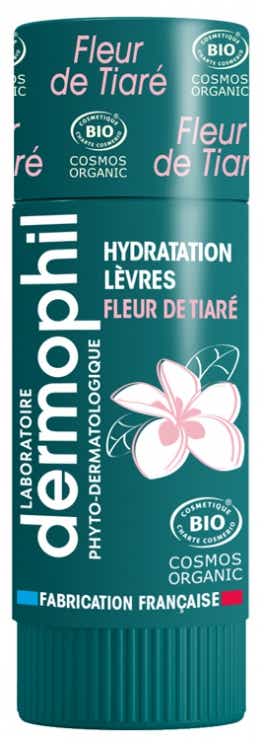 DERMOPHIL INDIEN STICK HYDRATATION FLEUR DE TIARE BIO LEVRES 45G