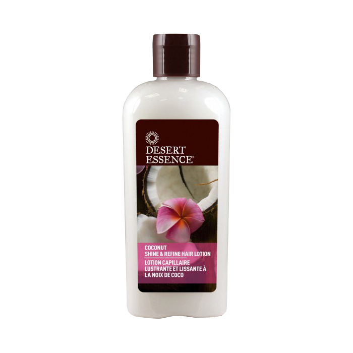 DESERT ESSENCE LOTION LUSTRANTE ET LISSANTE A LA NOIX DE COCO 190 ML