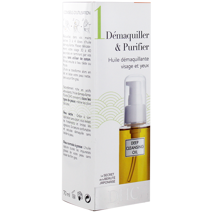 DHC HUILE DEMAQUILLANTE VISAGE ET YEUX 70ML