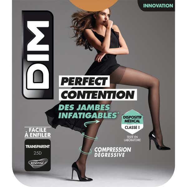 DIM PERFECT CONTENTION COLLANT DE CONTENTION GAZELLE TRANSPARENT 25D TAILLE 2